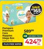 Pampers Premium Care Nappies Mega Box (Sizes 3-5)-Per Box