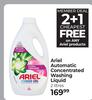Ariel Automatic Concentrated Washing Liquid (2 +1 Cheapest Free) -2Ltr 