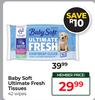 Baby Soft Ultimate Fresh Tissues-42 Wipes