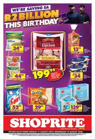 Shoprite Gauteng, Mpumalanga, North West & Limpopo : Major Deals (11 August - 19 August 2026)
