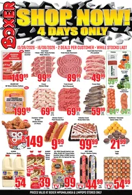Boxer Super Stores Limpopo & Mpumalanga : 4 Days Only (13 August - 16 August 2026)