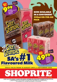 Shoprite Western Cape : Steri Stumpie Promotion (11 August - 06 September 2026)