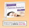 Sleepmasters Queen Mattress Protector 10127130