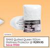 Sleepmasters Quilted Queen 152cm Mattress Protector 10119640
