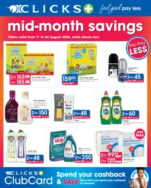 Clicks : Mid-Month Savings (11 August - 24 August 2026)