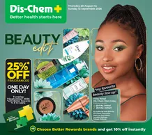 Dis-Chem : Beauty Edit (20 August - 13 September 2026)