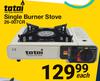Totai  Single Burner Stove 26-007CR
