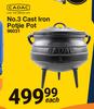 Cadac No. 3 Cast Iron Potjie Pot 96031