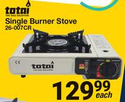 Totai  Single Burner Stove 26-007CR