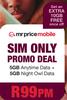 Mr Price Mobile 10GB Promo Deal (Sim Only) 5GB Anytime Data + 5GB Night Owl Data