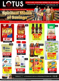 Lotus Fresh Produe : Spiritual Month Of Savings (18 August - 30 August 2026)