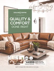 House & Home : Quality And Comfort (10 August - 23 August 2026)