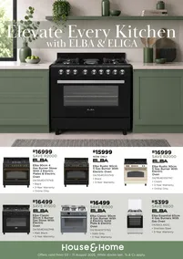 House & Home : Elevate Every Kitchen With Elba And Elica (03 August - 31 August 2026)