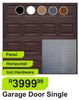 Garage Door Single