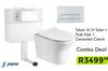 Jaquar Tahsin W/H Toilet + Flush Pate + Concealed-Combo Deal