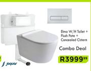 Jaquar Elma W/H Toilet + Flush Pate + Concealed Cistern-Combo Deal