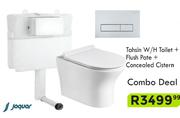 Jaquar Tahsin W/H Toilet + Flush Pate + Concealed-Combo Deal