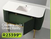 Crockery Jade Green Vanity