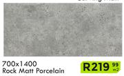 700 x 1400 Rock Matt Porcelain Floor Tile-Per Sqm