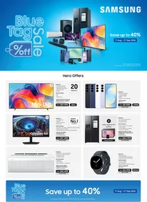 Samsung : Blue Tag Sale (17 August - 27 September 2026)