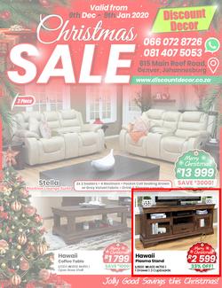 Discount Decor : Christmas Sale (9 Dec 2019 - 9 Jan 2020), page 1