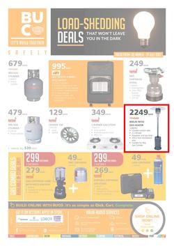 BUCO : Load-Shedding Deals (30 March - 31 July 2021), page 1