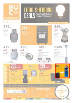 BUCO : Load-Shedding Deals (30 March - 31 July 2021), page 1
