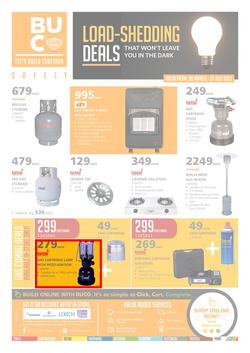 BUCO : Load-Shedding Deals (30 March - 31 July 2021), page 1