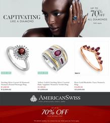American Swiss : Up To 70% Off Diamonds (Request Valid Dates From Retailer)