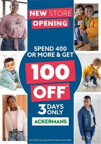 Ackermans : New Store Opening (Request Valid Dates From Retailer)