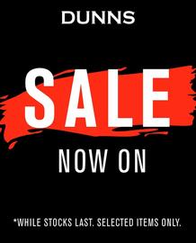 Dunns : Sale Now On (Request Valid Dates From Retailer)
