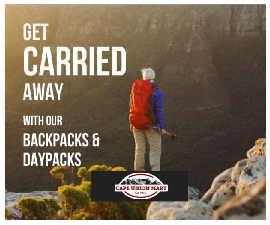 Cape union mart outlet backpacks