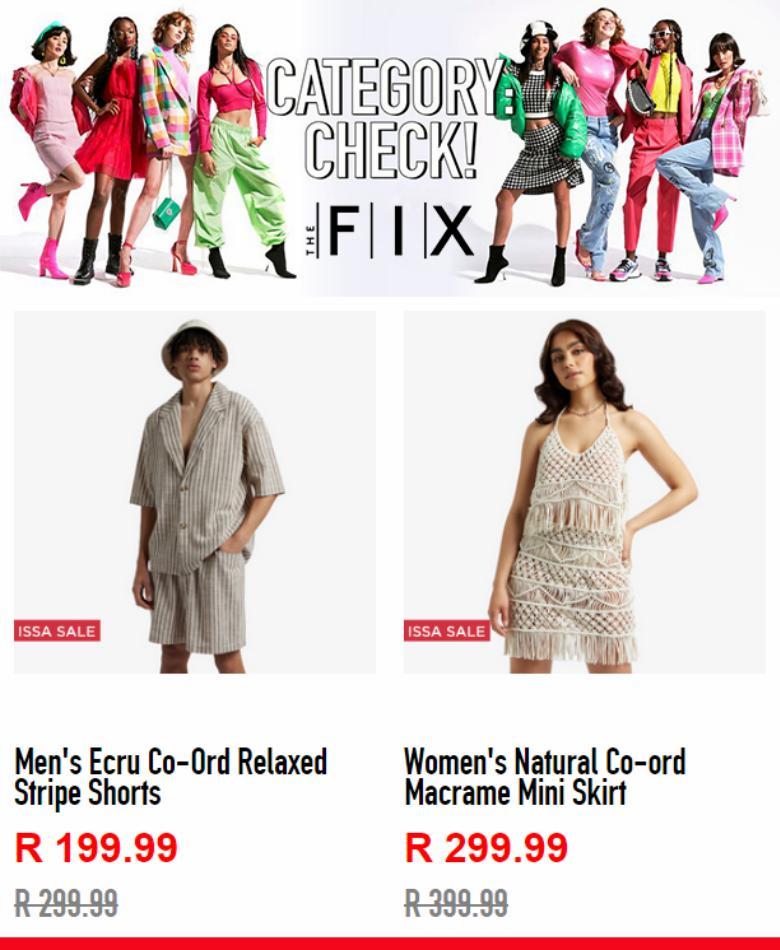 The Fix : Sale (Request Valid Dates From Retailer) — m.guzzle.co.za