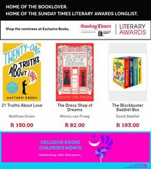 Exclusive Books : New Offers (Request Valid Dates From Retailer)