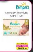 Pampers Newborn Premium Care-108's Pack