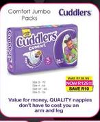 Cuddlers Comfort jumbo Packs