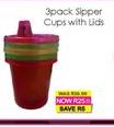 3 Pack Sipper Cup With Lids