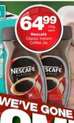 Nescafe Classic Instant Coffee Jar-200g Each