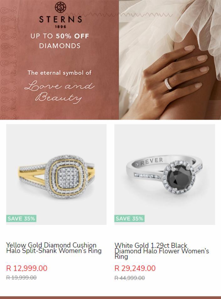 Foschini deals engagement rings