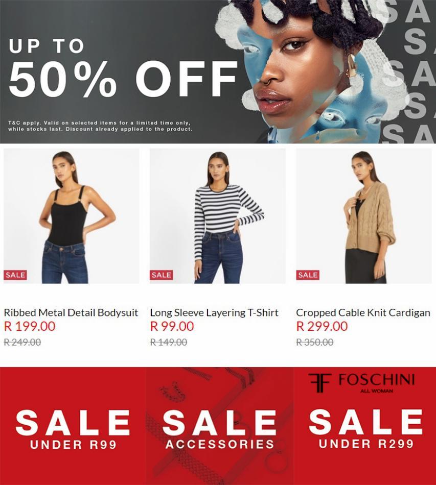 Foschini : Up To 50% Off (Request Valid Dates From Retailer) — m.guzzle ...