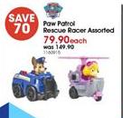 Paw patrol Rescue Racer Assorted-Each