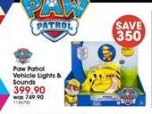 Paw Patrol Vehicle Lights & Sounds