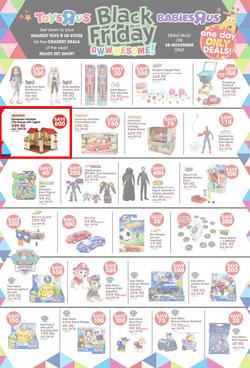 Toys R Us : Black Friday (24 Nov - 27 Nov 2016), page 1