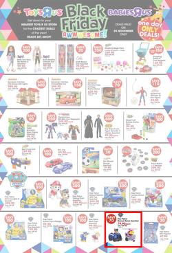 Toys R Us : Black Friday (24 Nov - 27 Nov 2016), page 1