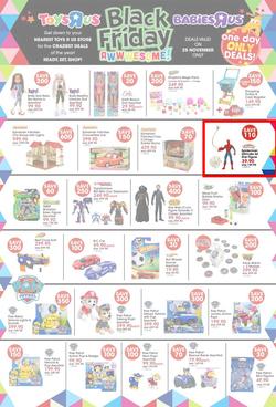 Toys R Us : Black Friday (24 Nov - 27 Nov 2016), page 1