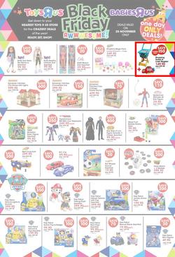 Toys R Us : Black Friday (24 Nov - 27 Nov 2016), page 1