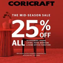 Coricraft : Sale (Request Valid Dates From Retailer)