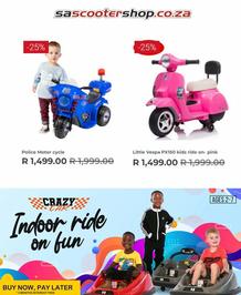 SA Scooter Shop : Sale (Request Valid Dates From Retailer)