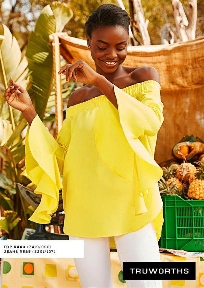 truworths yellow tops