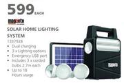 Magneto Solar Home Lighting System